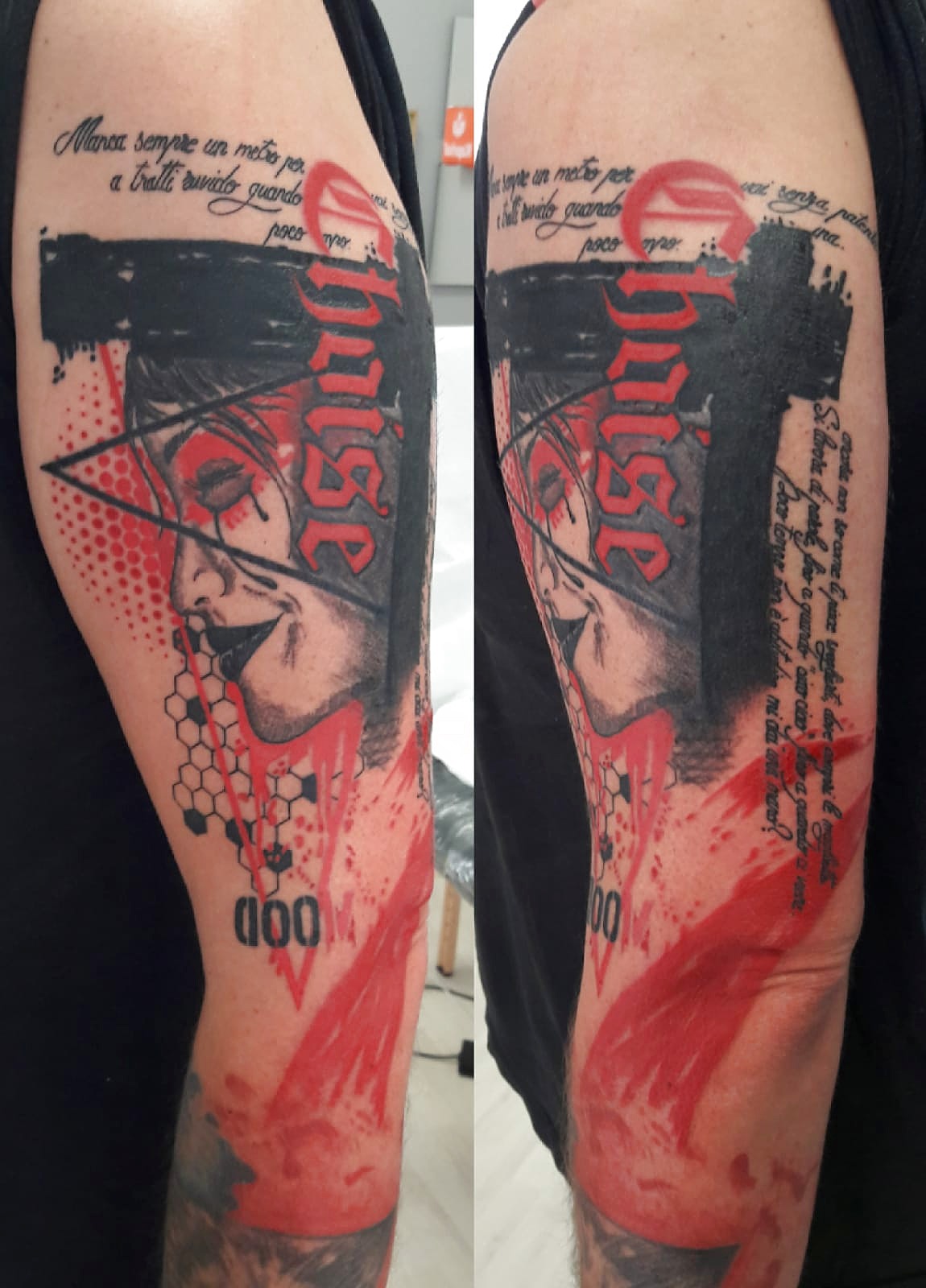 Tatuaggio cover-up Suburbia Tattoo Stezzano