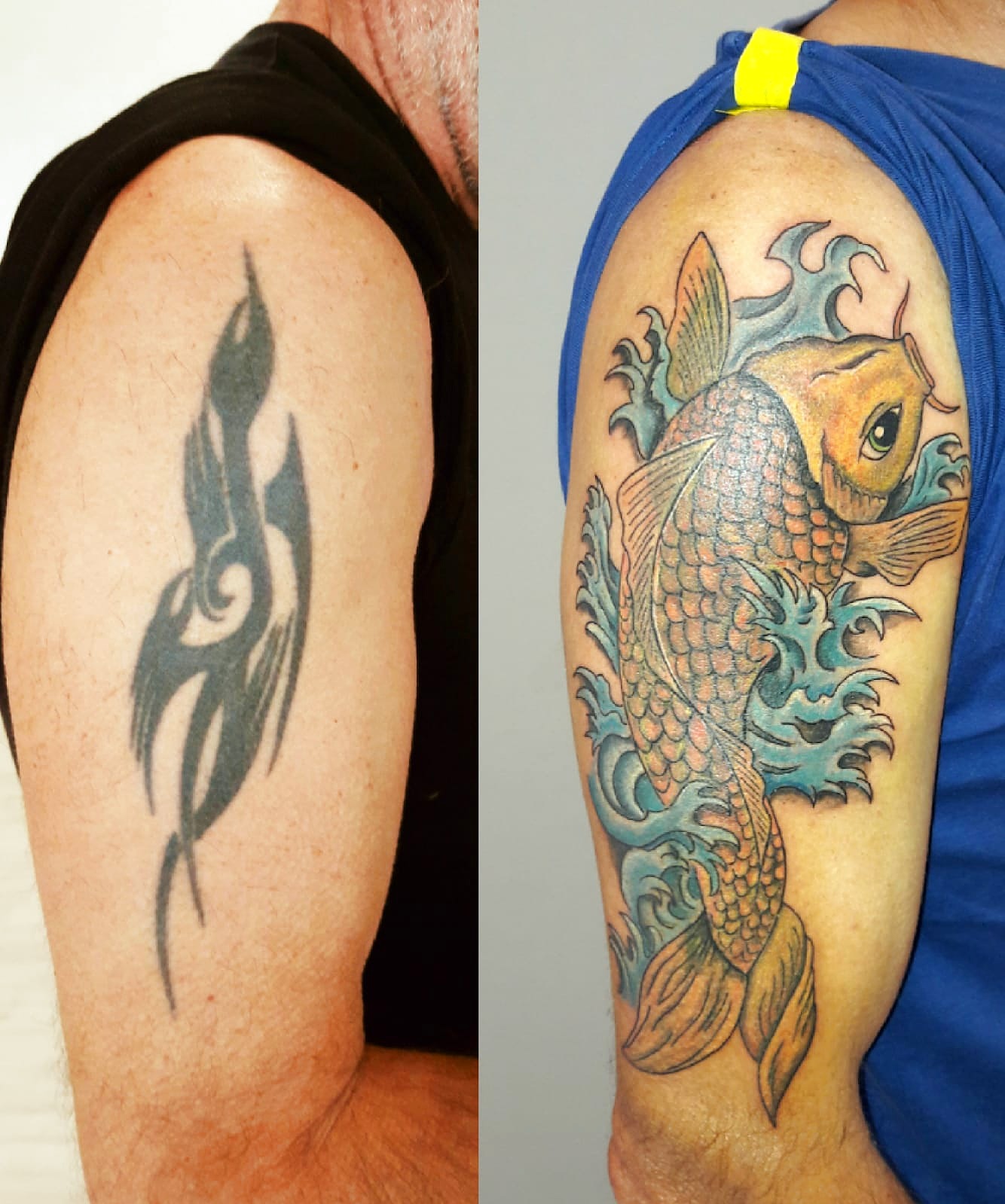 Tatuaggio blackwork Suburbia Tattoo Stezzano